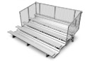 5 Row Advantage Bleacher with Chainlink Guardrail