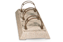 Concrete Bike Rack with Steel Loops for Six Bikes