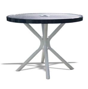 42" Expanded Steel Round Table