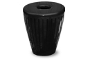 Thermoplastic Coated Flat Top Trash Can