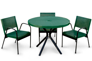 42" Round Table | Stacking Chair