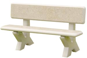 COB5, 5 ft Concrete Oval Bench
