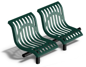 Model U3WBS-S | Green Back/seat | Black Frame