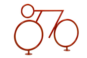 Model CYC-4-SF-SF-P Cyc Bicrac� Cycle Rack