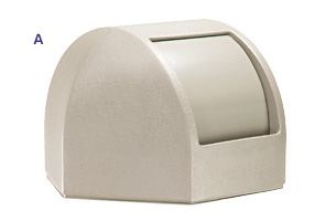 Hexagon Waste Container Dome Top Lid