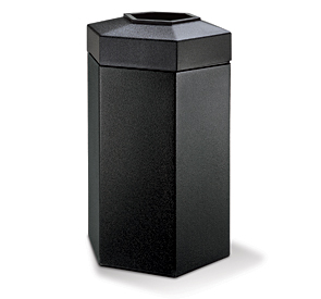 50 Gallon Hexagon Waste Containers