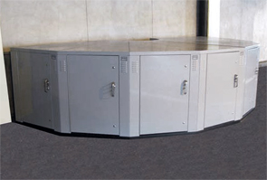 Dura Locker� Pie Shaped Bicycle Storage Lockers