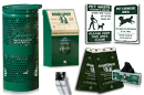 Header Pak DOGIPOT� Pet Waste Disposal Station with Steel Pet Waste Receptacle