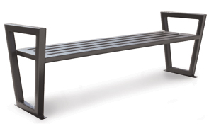 Modern Outdoor Backless Bench | Decora Style