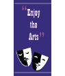 Enjoy The Arts Light Pole Banner