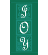 Joy Winter Street Banner