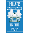 Music in the Park Light Pole Banner