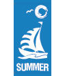 Summer Sailboat Street Banner