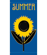 Summer Sunflower Street Banner