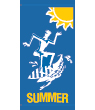 Summer Surfer Street Banner