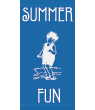 Boy's Summer Fun Street Lamp Banner