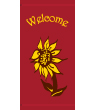 Welcome Sunflower Street Lamp Banner