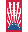 Stars and Stripes Street Banner