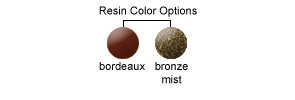 Resin Color Options