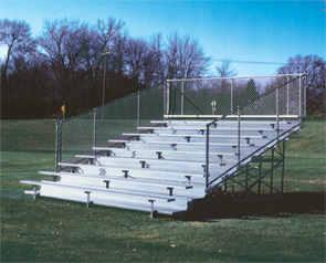 GS-1015-CAAG  15' Safety Enhanced 10 Row Grandstand