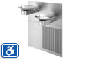 Hi-Lo Drinking Fountain with Grille and Back Panel