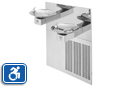 Hi-Lo ADA Drinking Fountain with Grille and Back Panel