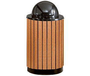 Perforated Basket Waste Receptacles