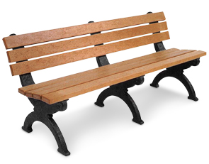 Model HB72 | Recycled Plastic Monarque Park Benches