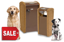 Pet Waste Receptacle with Aggregate Ends
