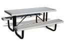 Small Hole Perforated Picnic Tables