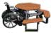 Model HT100H | Universal Access Recycled Plastic Hexagonal Tables