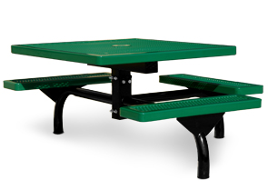 JC463-I | 46" Square Thermoplastic Table | Surface Mount with Optional Covers