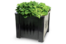 Square Steel Decorative Planter with Liner