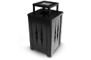 32 Gallon Decorative Square Trash Receptacle