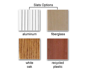 Slat Color Options