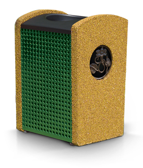 Model KTSP-SPEC | Thermoplastic & Aggregate Trash Receptacle