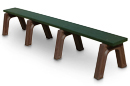 Landmark Recycled Plastic Backless Benches