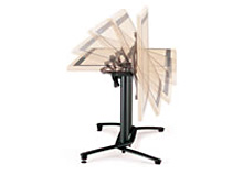 Folding Table Top with Aluminum Lateral Base