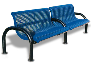 M4WB-P & M4AWB-P, 4' Modern Style Bench with 4' Add-on