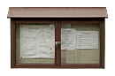 Single-Sided Message Center with Double Door
