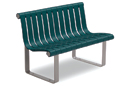 Model ML-F-3F | Modular Polypropylene Bench | No Arms - 2 Seat