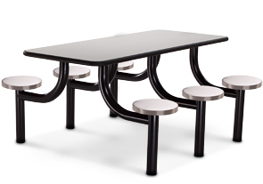 6' Rectangular Lunchroom Table