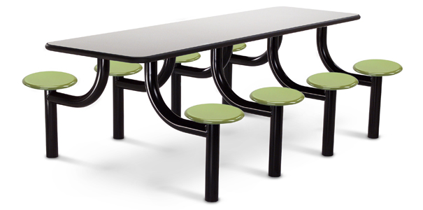 8' Rectangular Lunchroom Table
