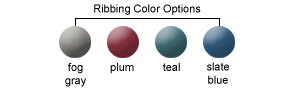Ribbing Color Options