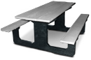Commercial Outdoor Recycled Plastic Picnic Tables