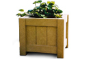 Recycled Plastic Square Planter