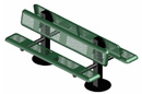 Thermoplastic Coated Perforated Steel Park Benches
