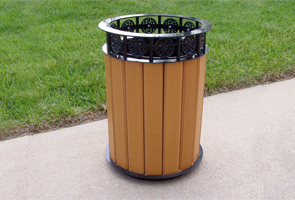 Model PB20JAM | Jamestown Trash Receptacle