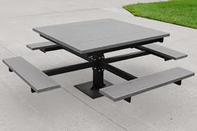 Model PB4-SPIC | Recycled Plastic Picnic Table