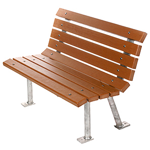 Model PB4-STP | Saint Pete Recycled Plastic Park Bench